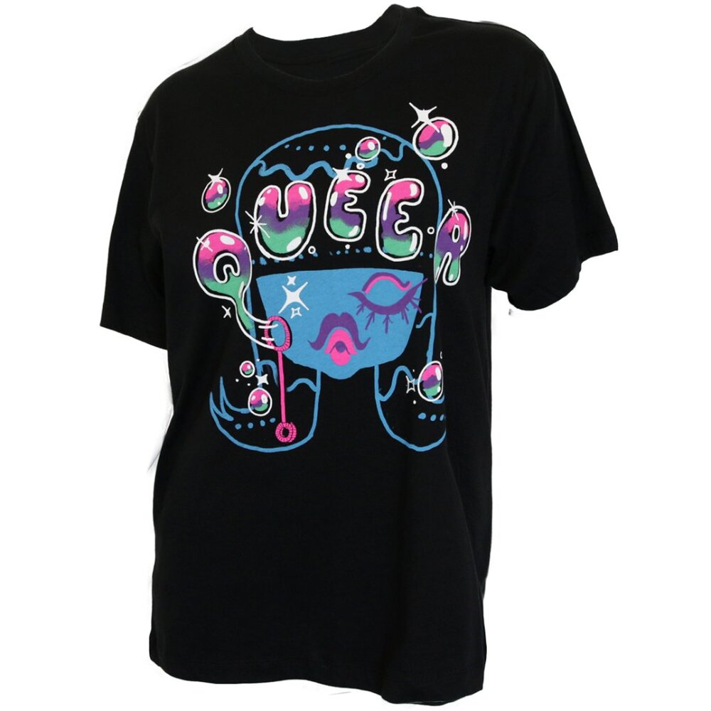 Unisex "QUEER" Bubble Pride Graphic Tee (Limited)